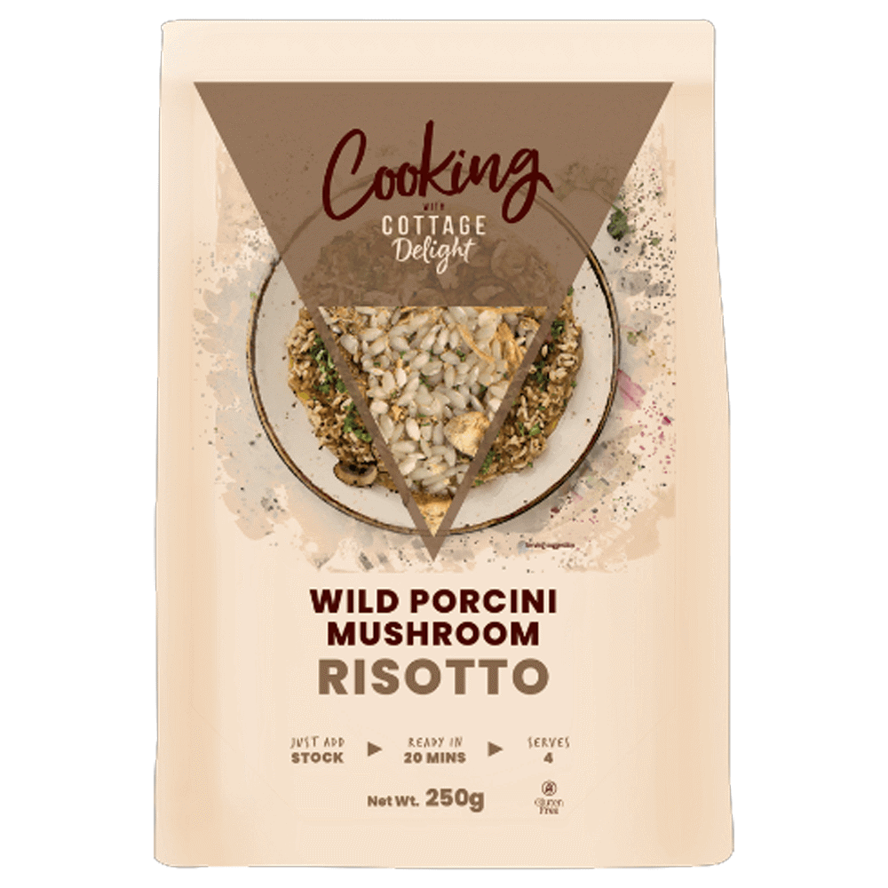 Cooking With Cottage Delight Wild Porcini Mushroom Risotto 250g